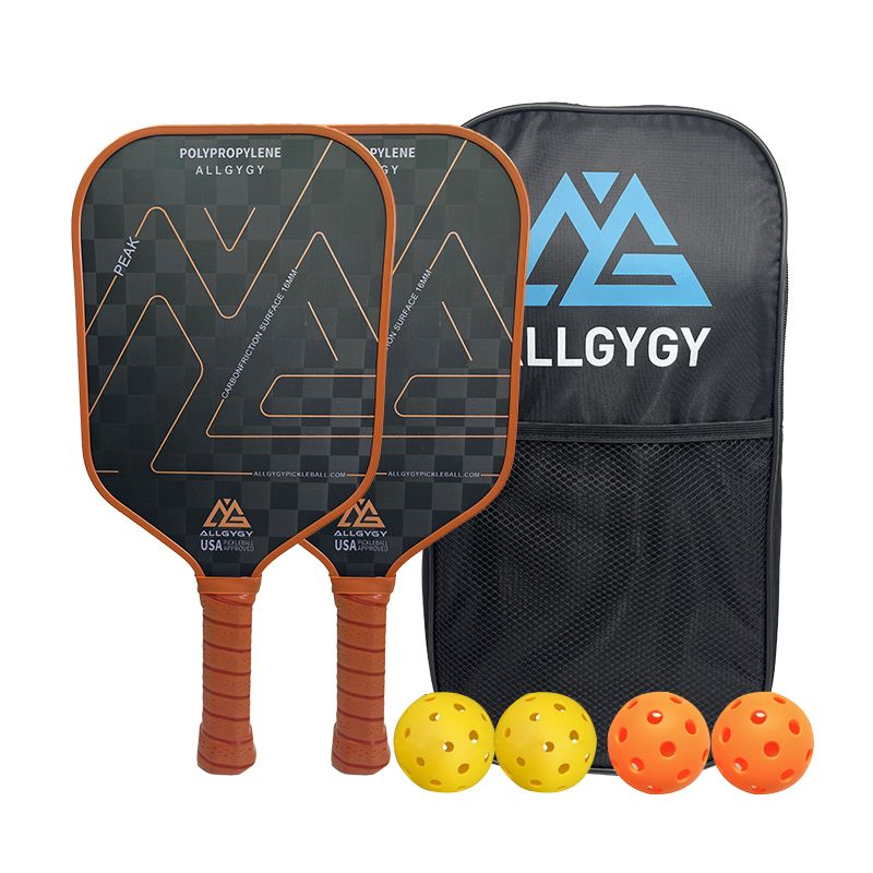 Conjunto de remo de pickleball de fibra de carbono 18K