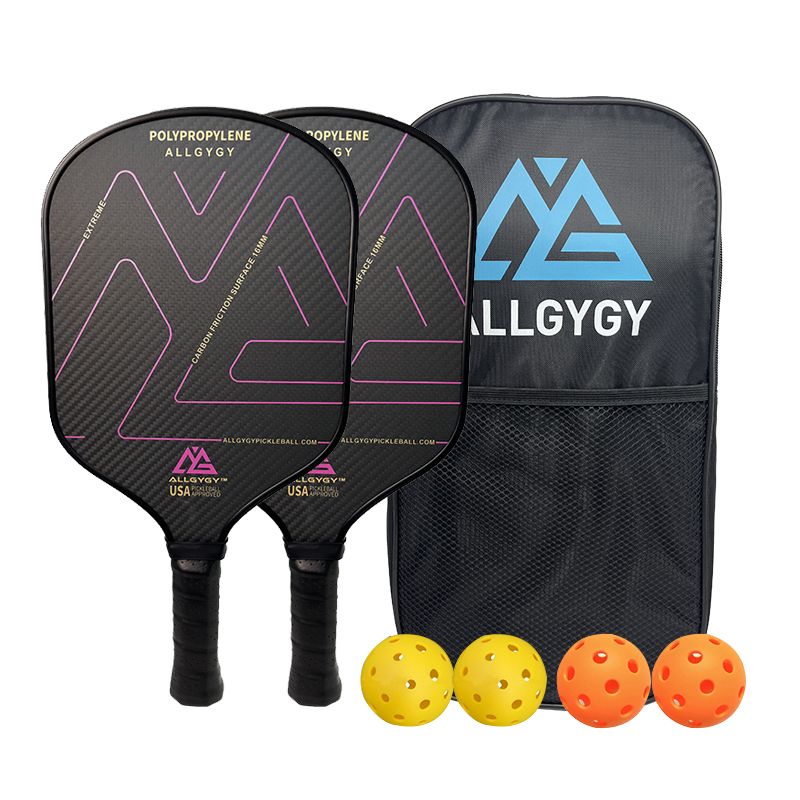 Conjunto de pickleball e remo de fibra de carbono 3K